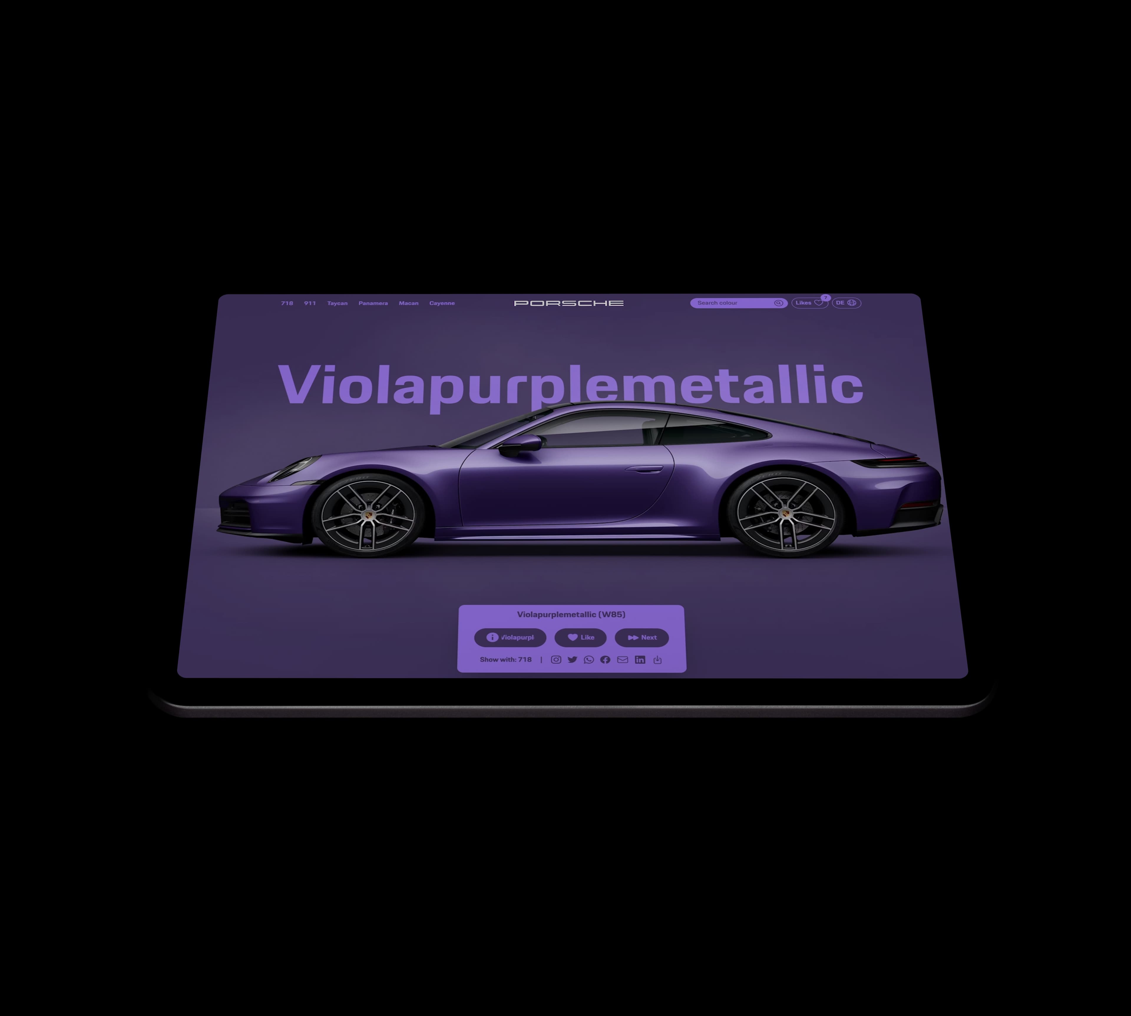 Porsche Paint to Sample, Product Design