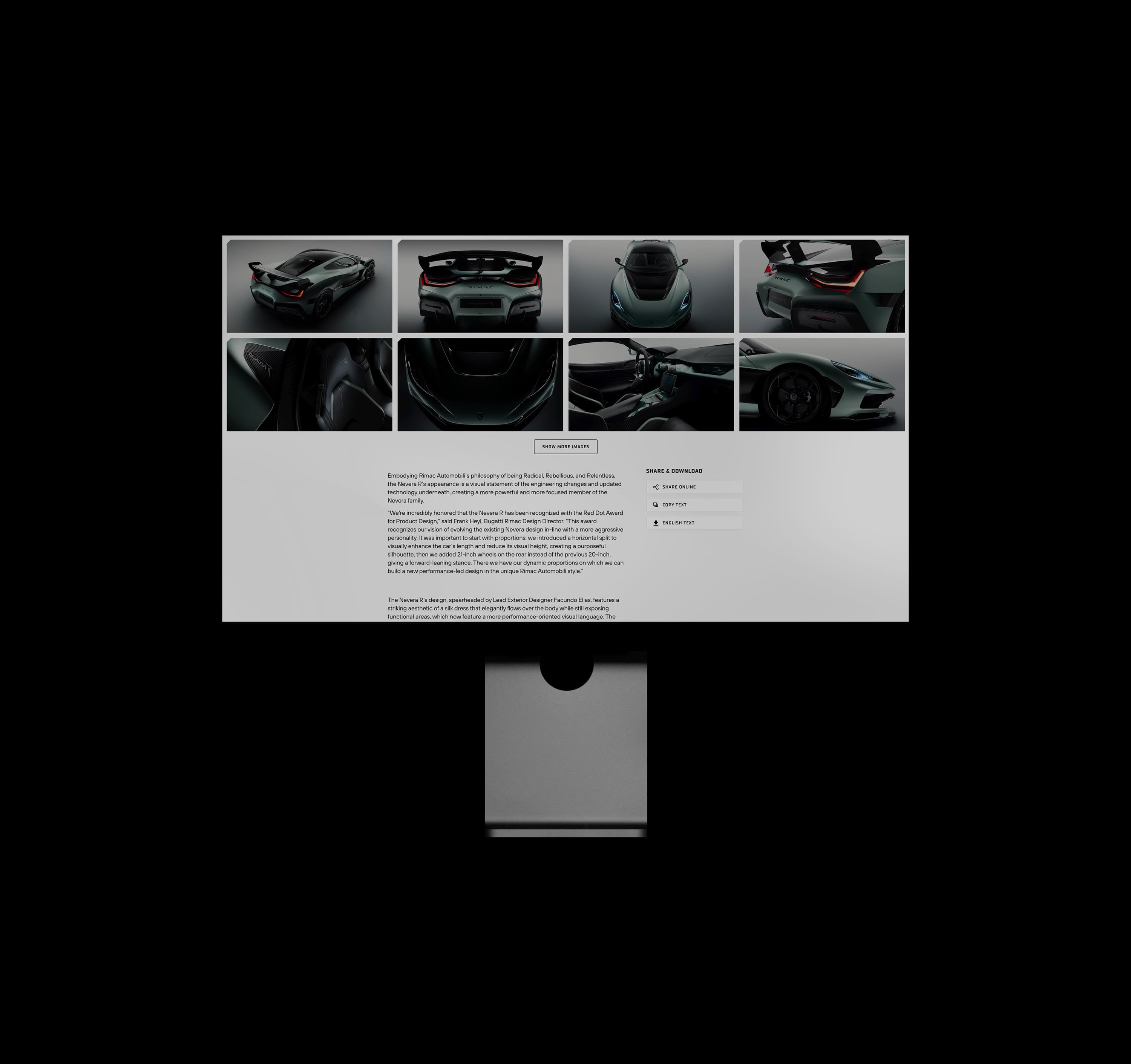 Rimac Automobili, Newsportal